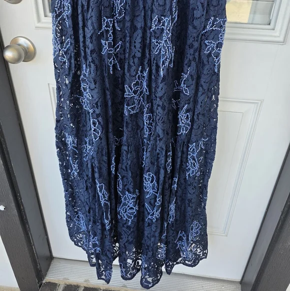 $428 Dress The Population Women Tess Slip Gown Medium Glam Party Old Money - Picture 7 of 16